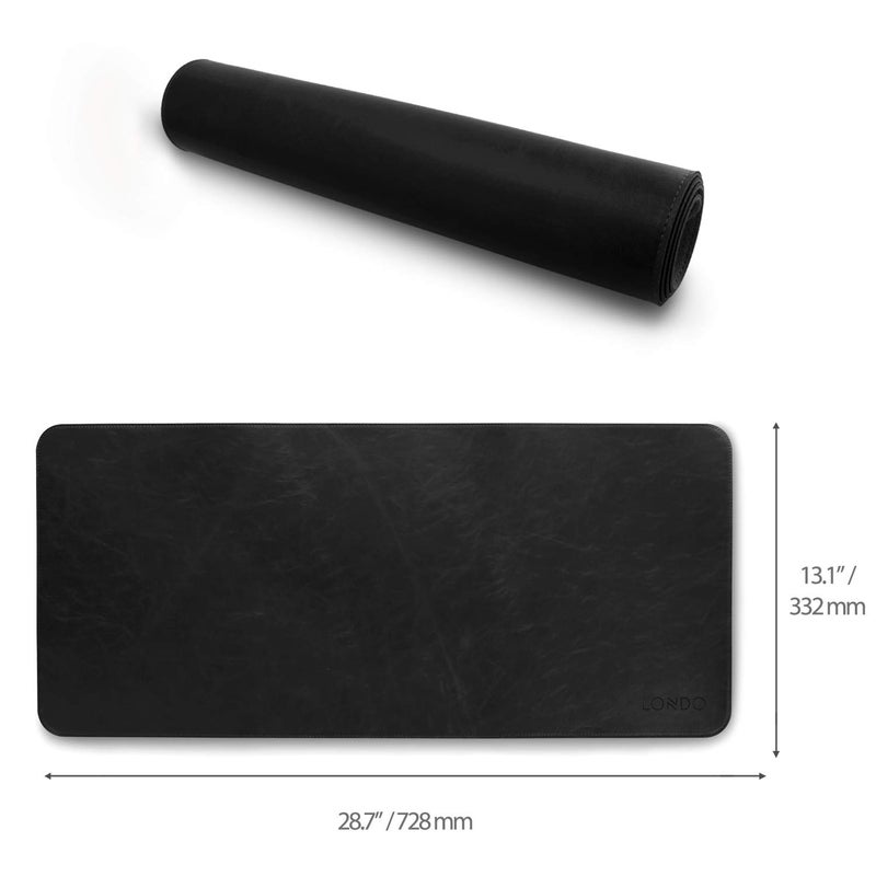Londo Leather Extended Mouse Pad â€“ Large Desk Mat for Office & Gaming, Smooth Writing Surface, Non-Slip Base, Durable & Stylish Workspace Accessory - Image 2